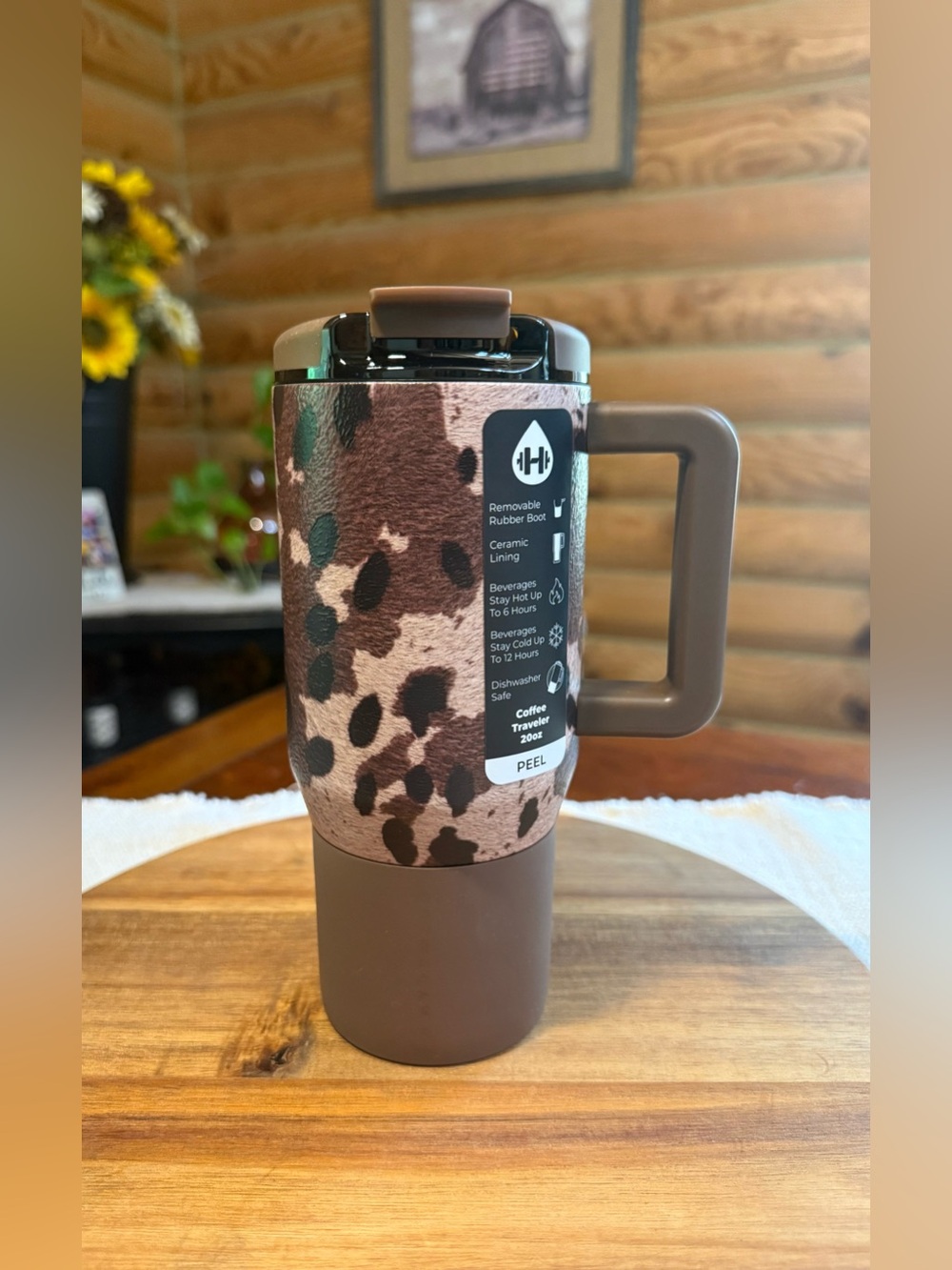APPALOOSA Horse Print HydroJug 20oz Coffee Traveler